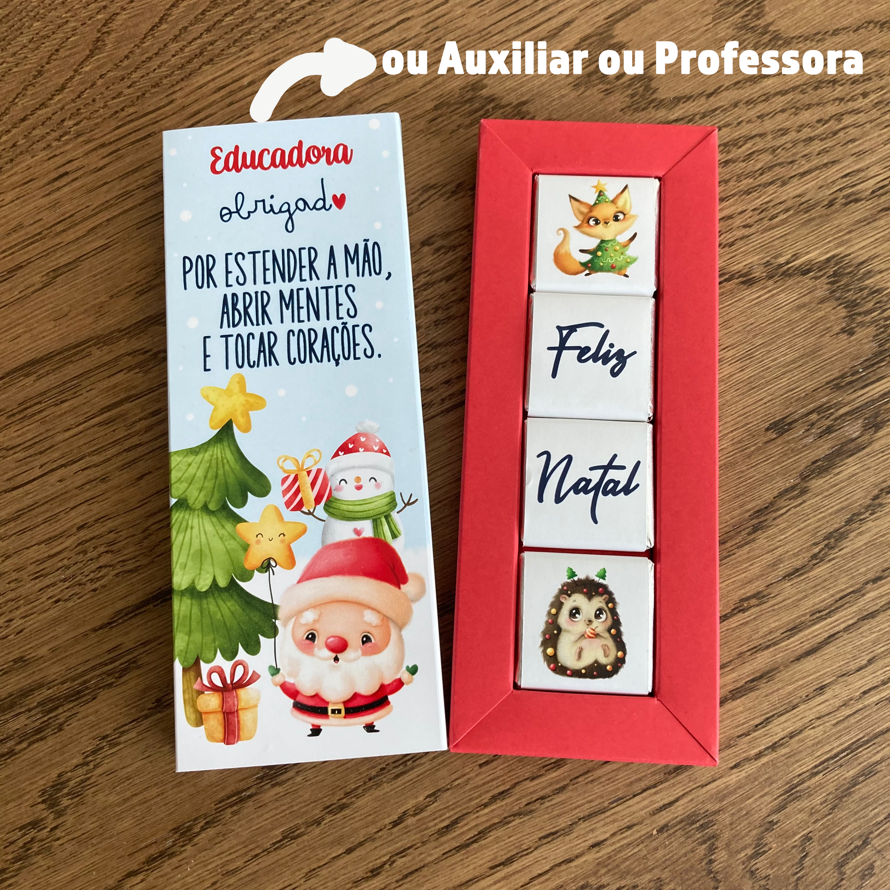 Natal 05 - Caixa com 4 Napolitanas (Educadoras, Auxiliares e Professoras)